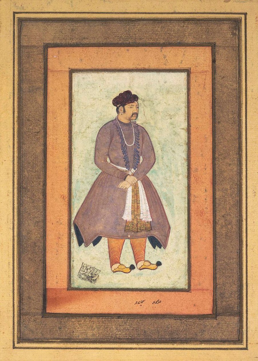 Portrait of Akbar the Great, Mughal Emperor by Manohar