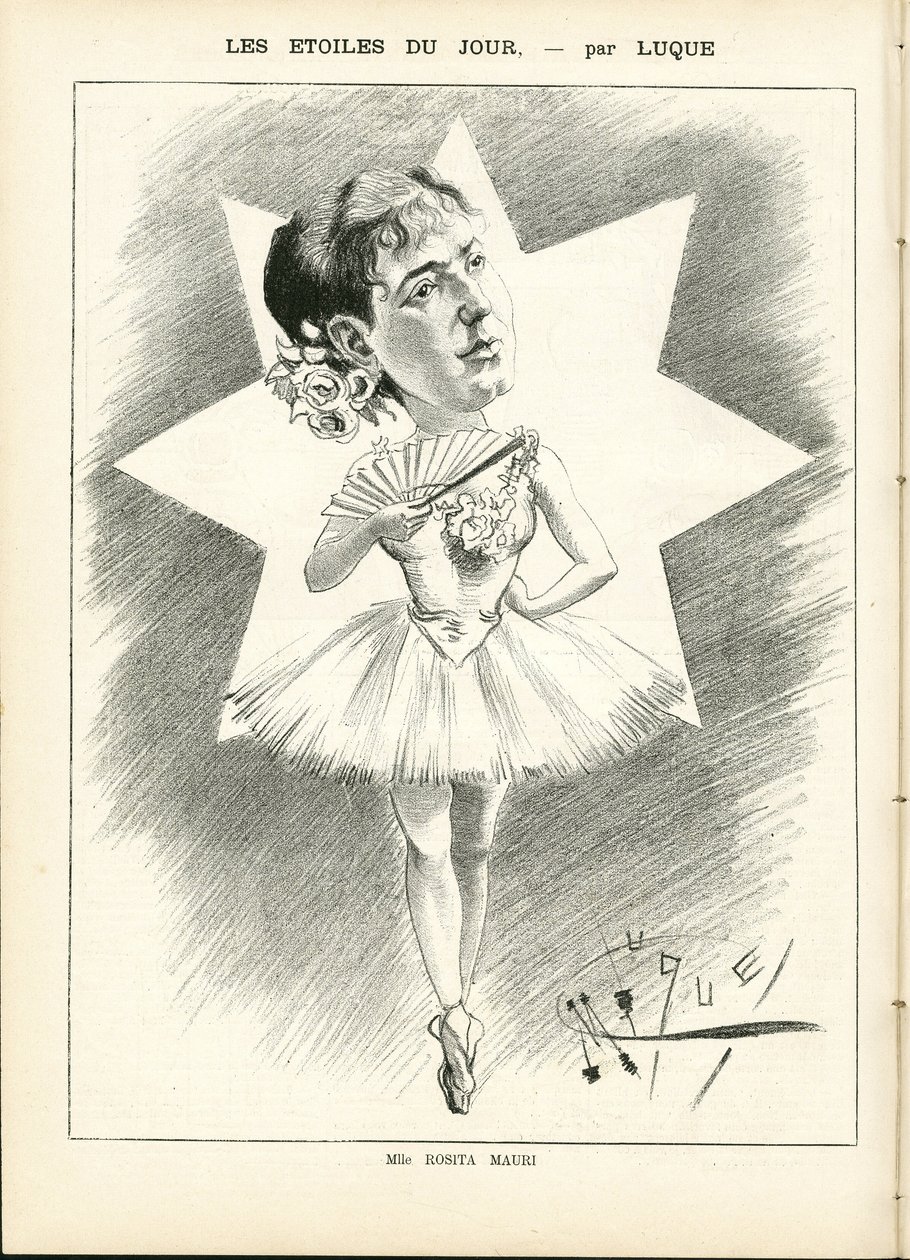 Illustration in La Caricature (1880) by Manuel Luque