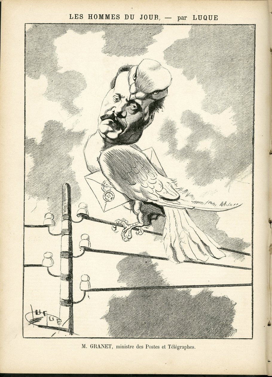 Illustration in La Caricature (1880) by Manuel Luque