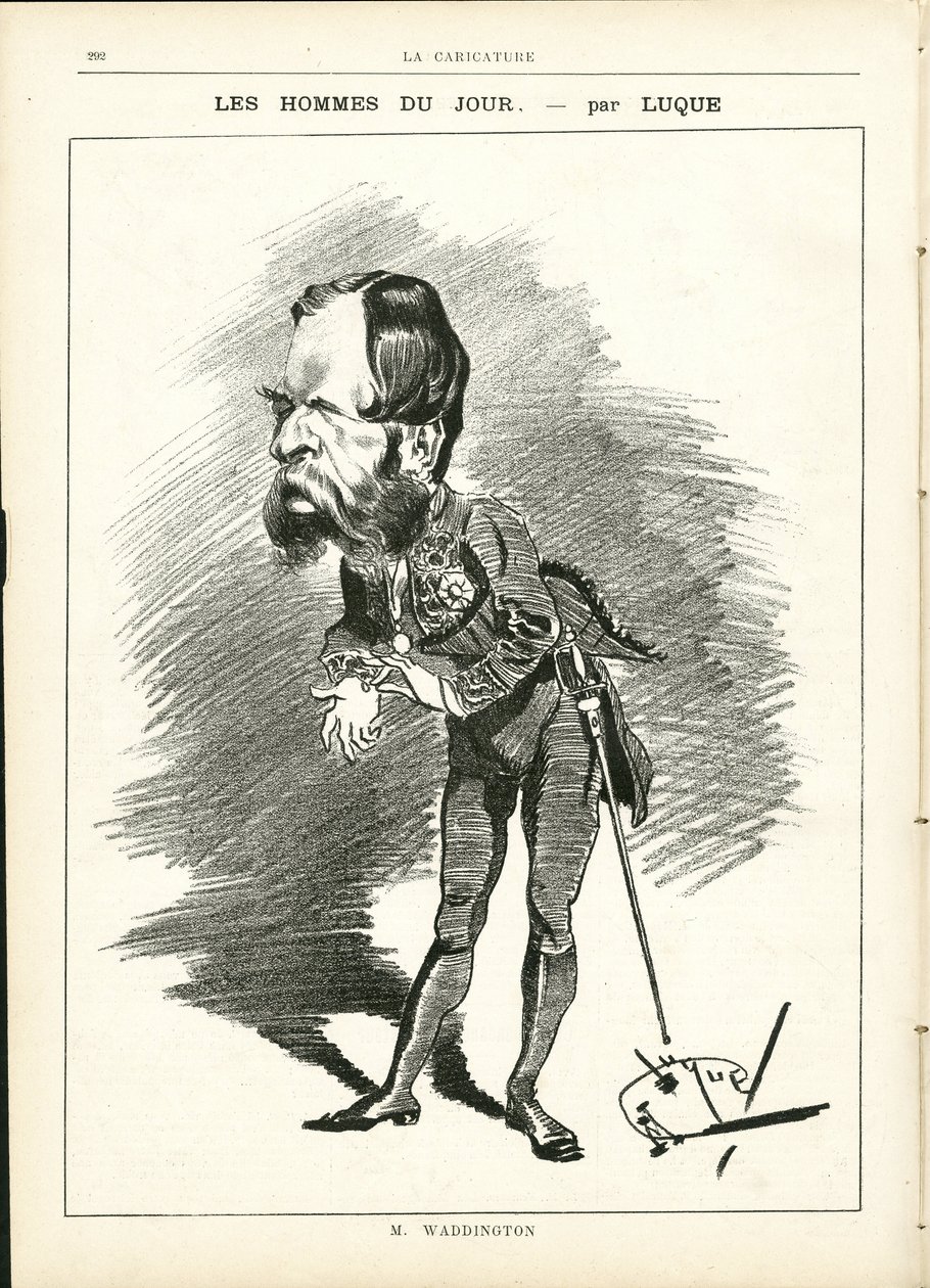 Illustration by Manuel Luque in La Caricature (1880) by Manuel Luque