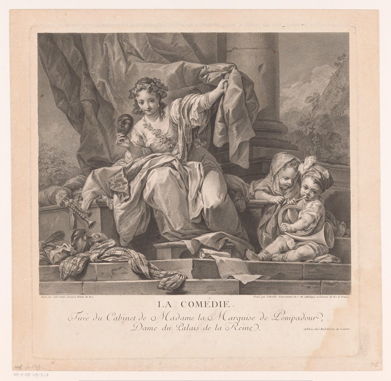 Allegory of Comedy by Manuel Salvador Carmona