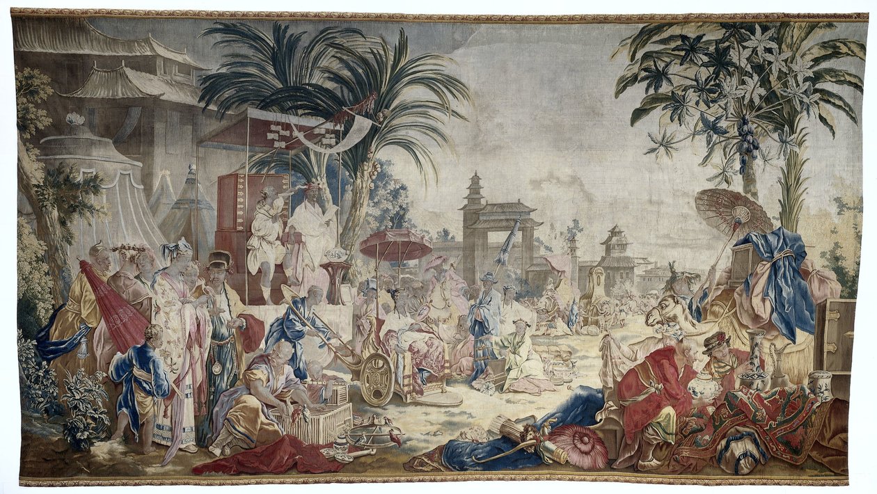 The Chinese Market by Manufacture Royale de Beauvais