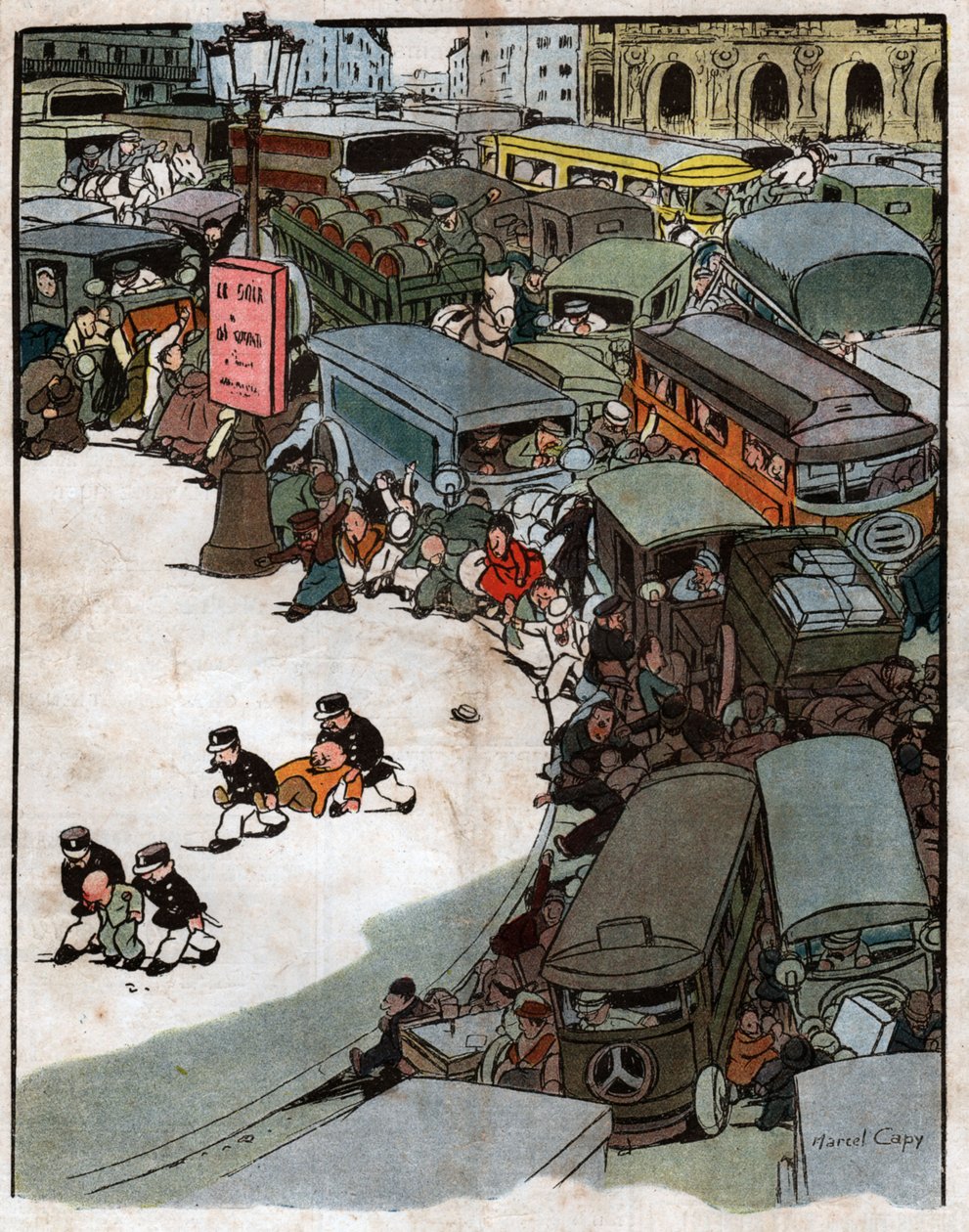 Traffic at the Place de l