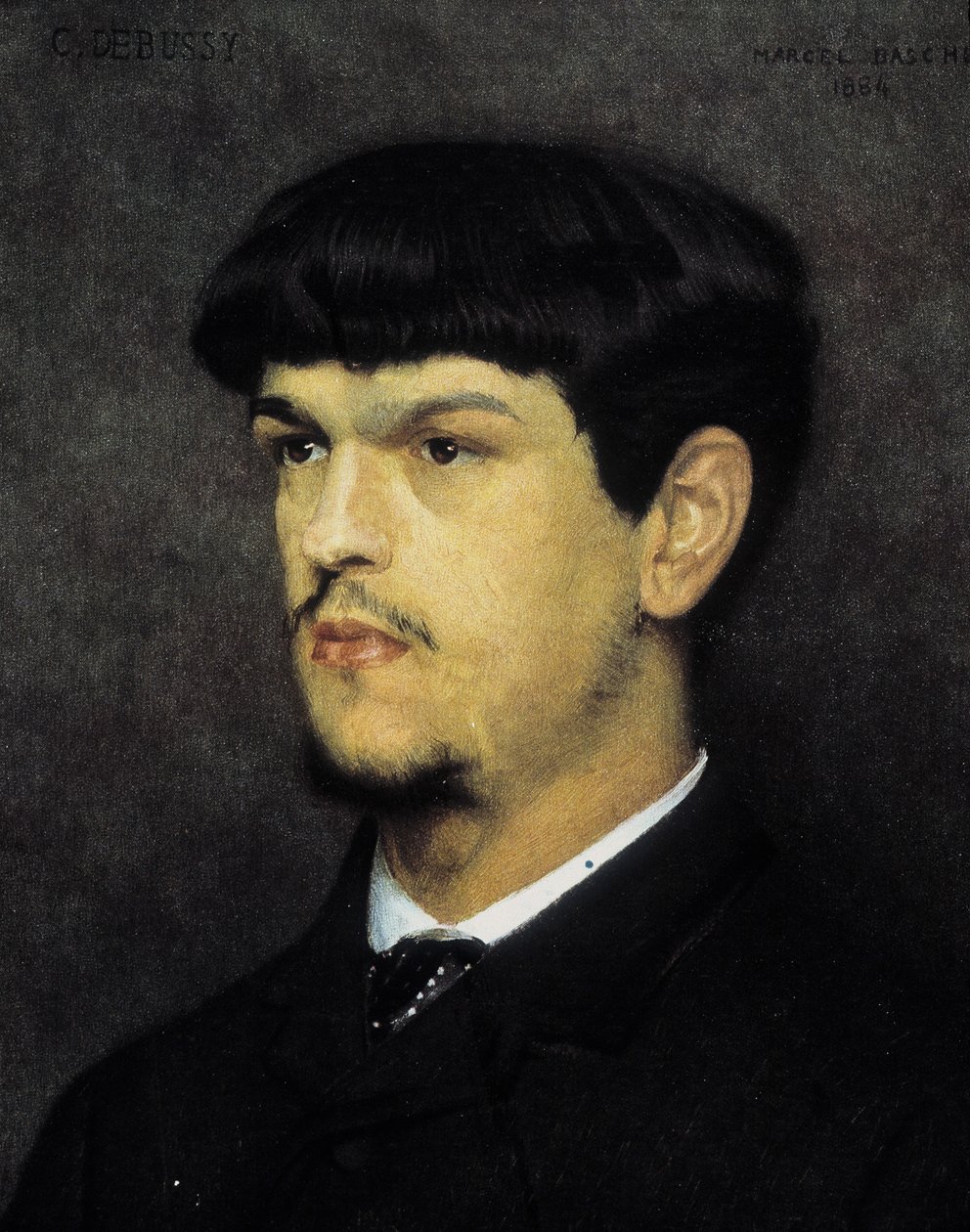 Portrait of Claude Debussy by Marcel Andre Baschet