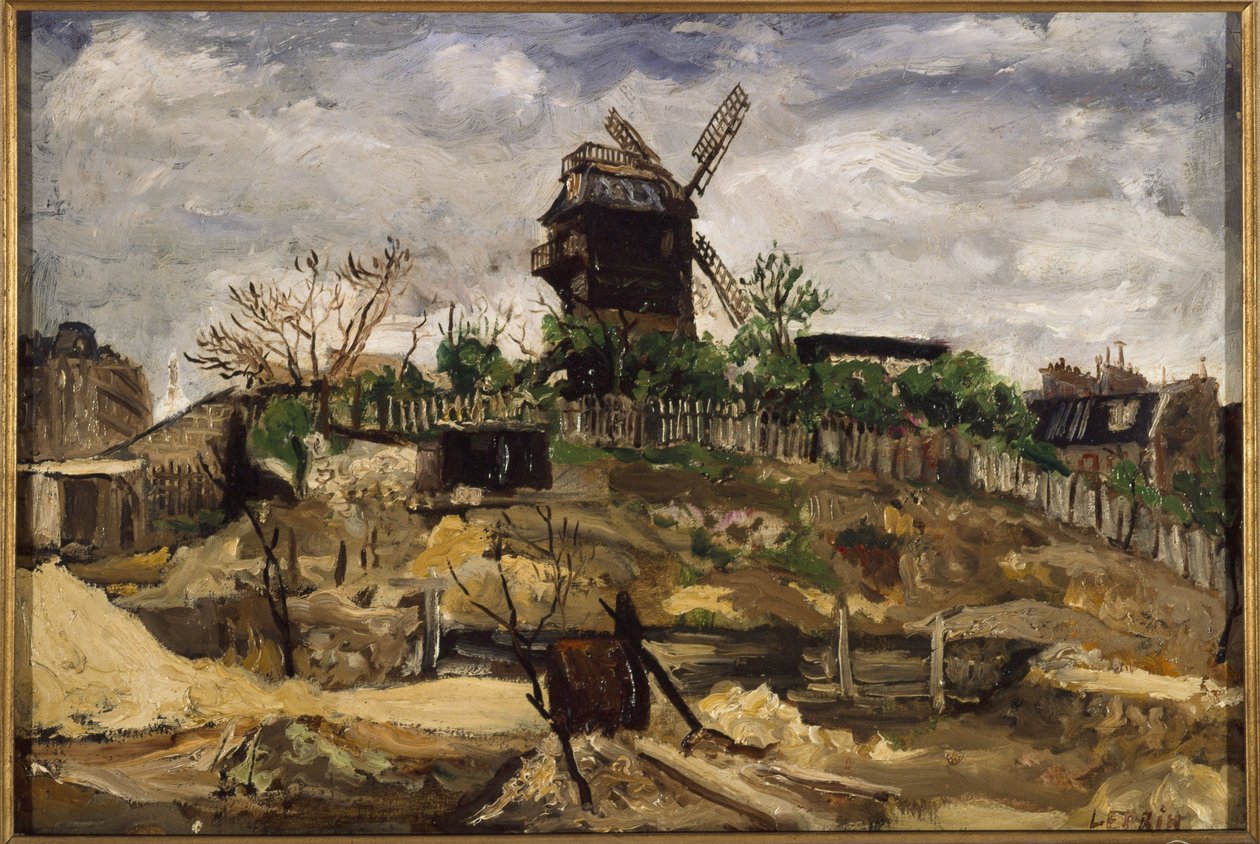 The Mill of Galette, circa 1920 by Marcel Leprin