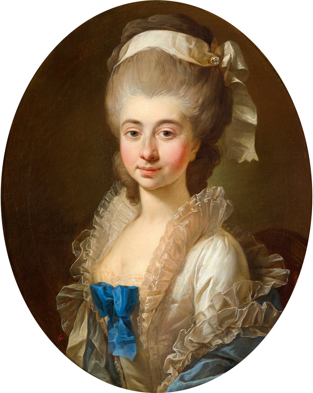 Portrait of Urszula Maria Mniszech née Zamoyska by Marcello Bacciarelli