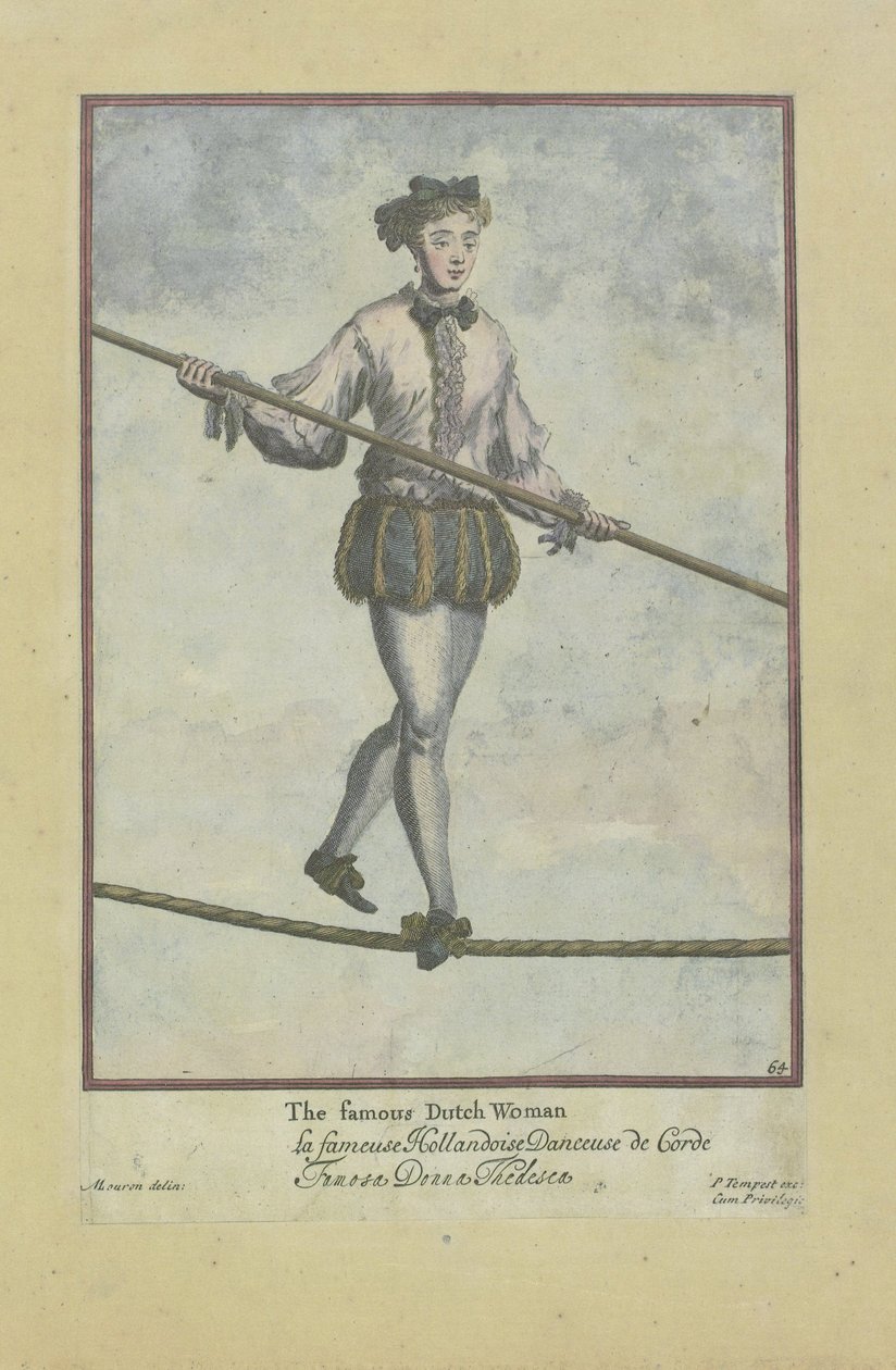 The Famous Dutch Woman by Marcellus or Marcel (after) Lauron