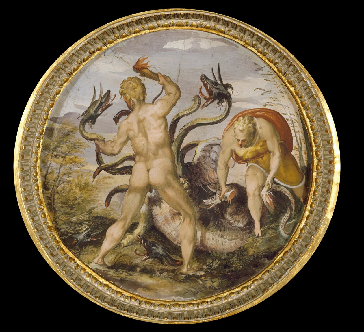 Hercules and the Hydra from Lerna by Marco Marchetti from Faenza