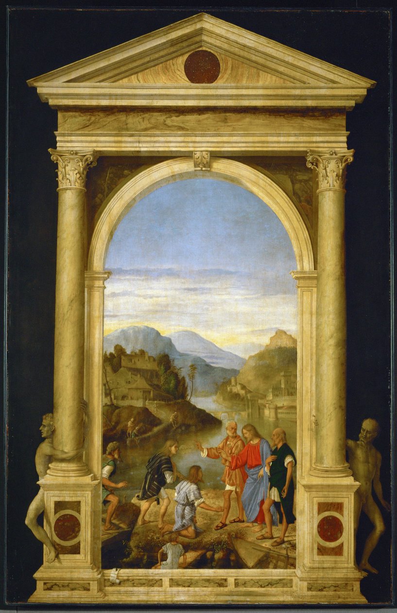 Jesus Calls the Sons of Zebedee, James and John by Marco Basaiti