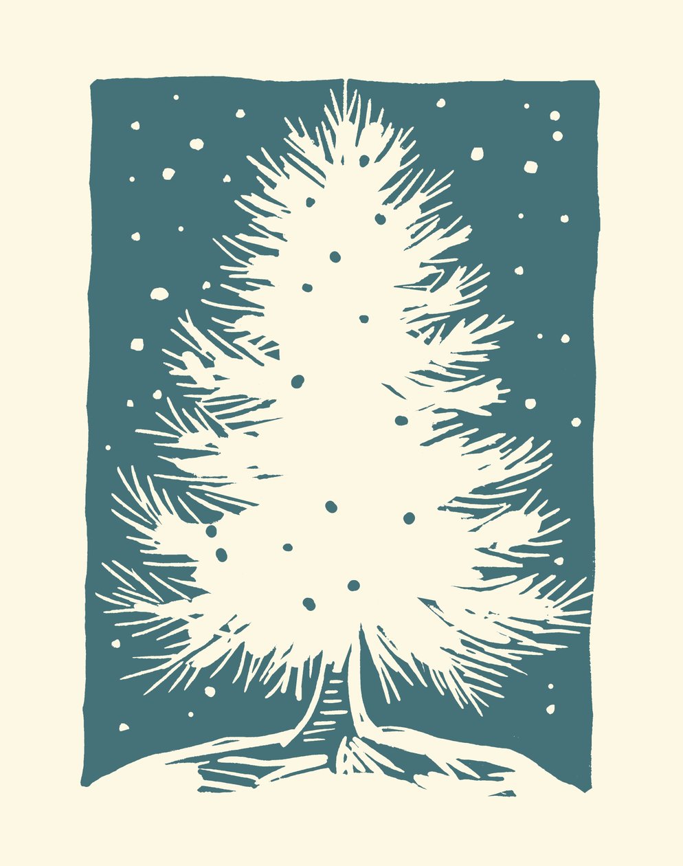 White Christmas tree by Marco Campedelli