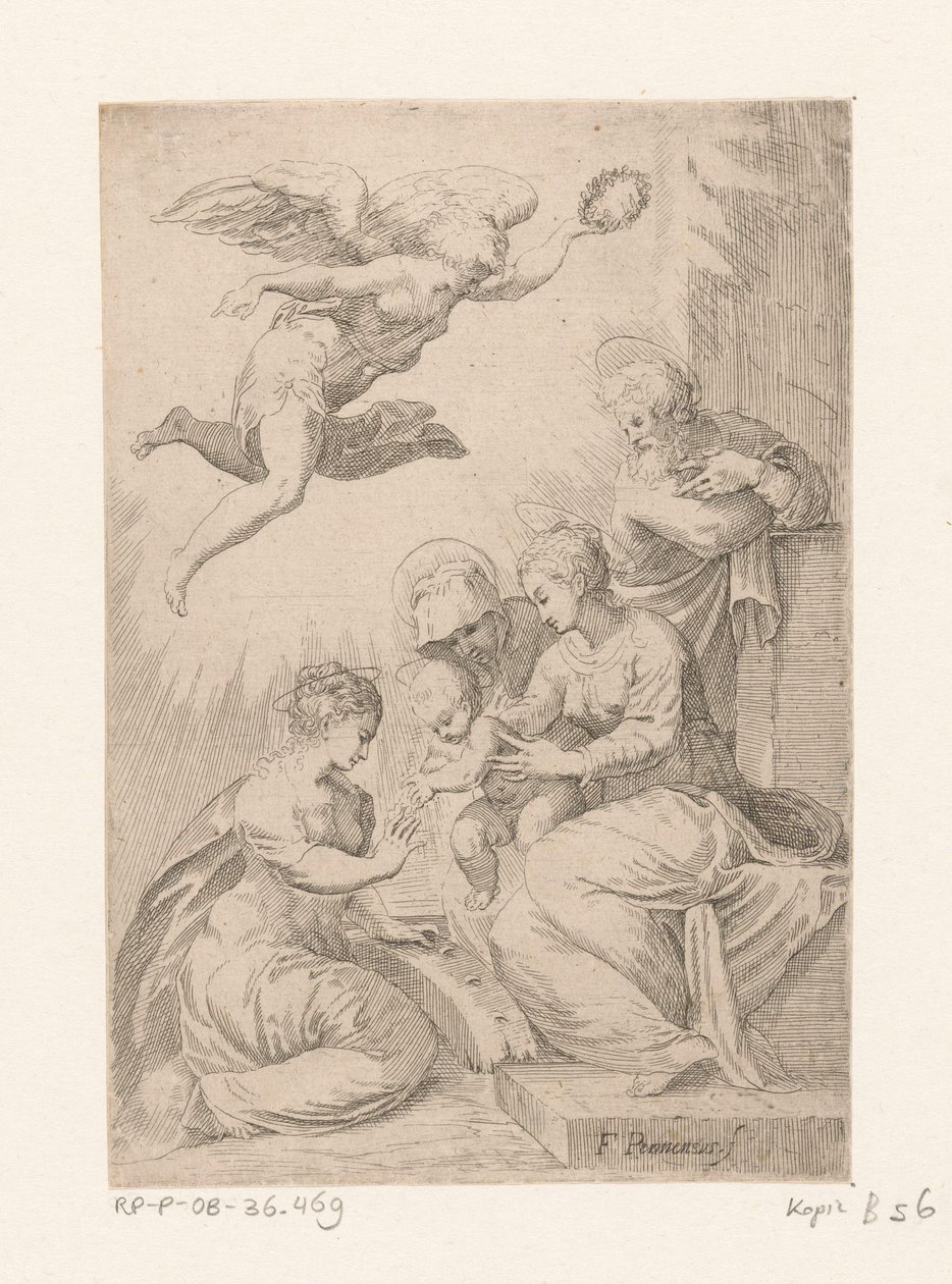 Mystical Marriage of Saint Catherine by Marco dell