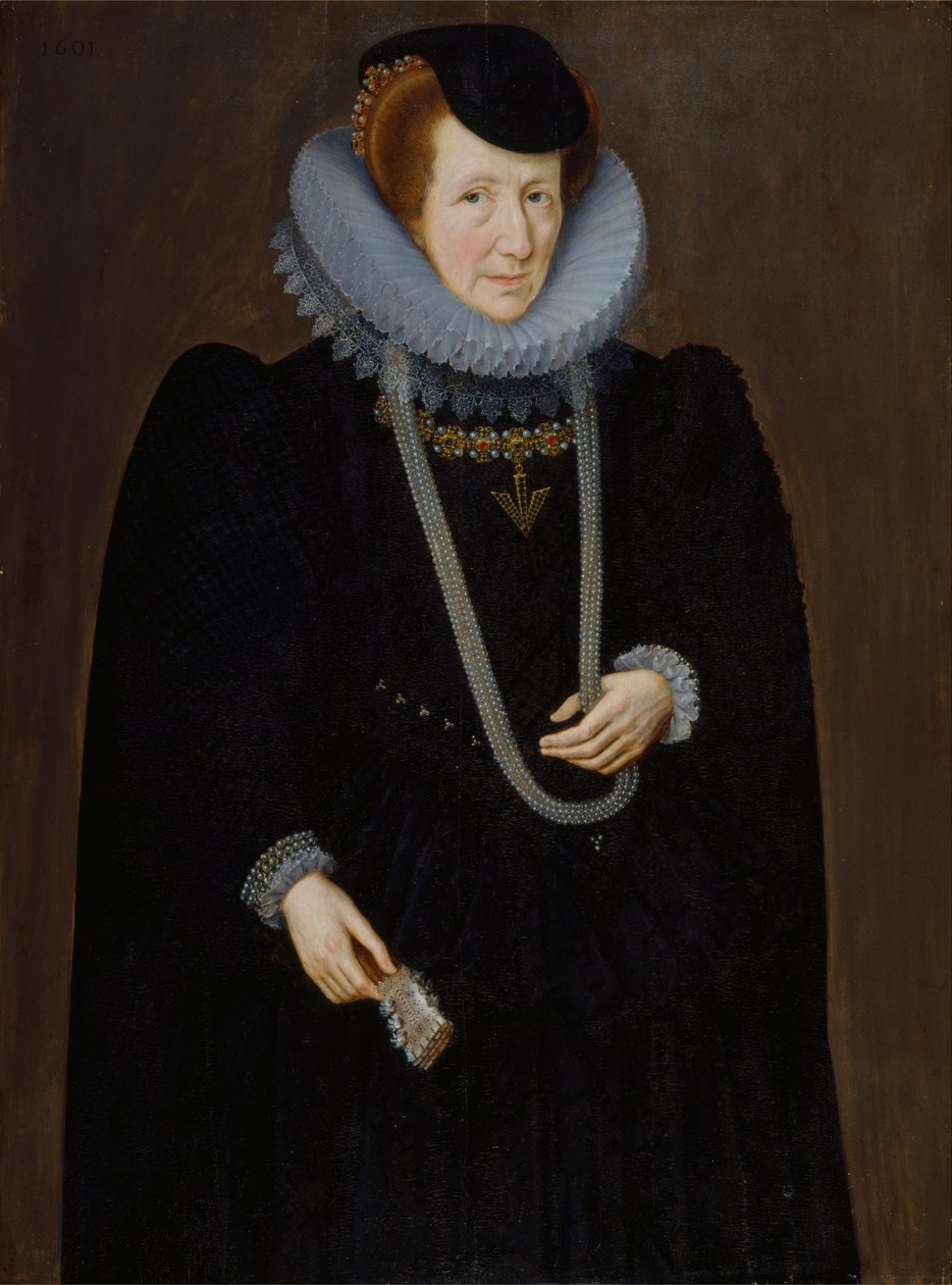 Portrait of a Woman, Probably Mary, Lady Scudamore by Marcus Garret Gheeraerts the Younger
