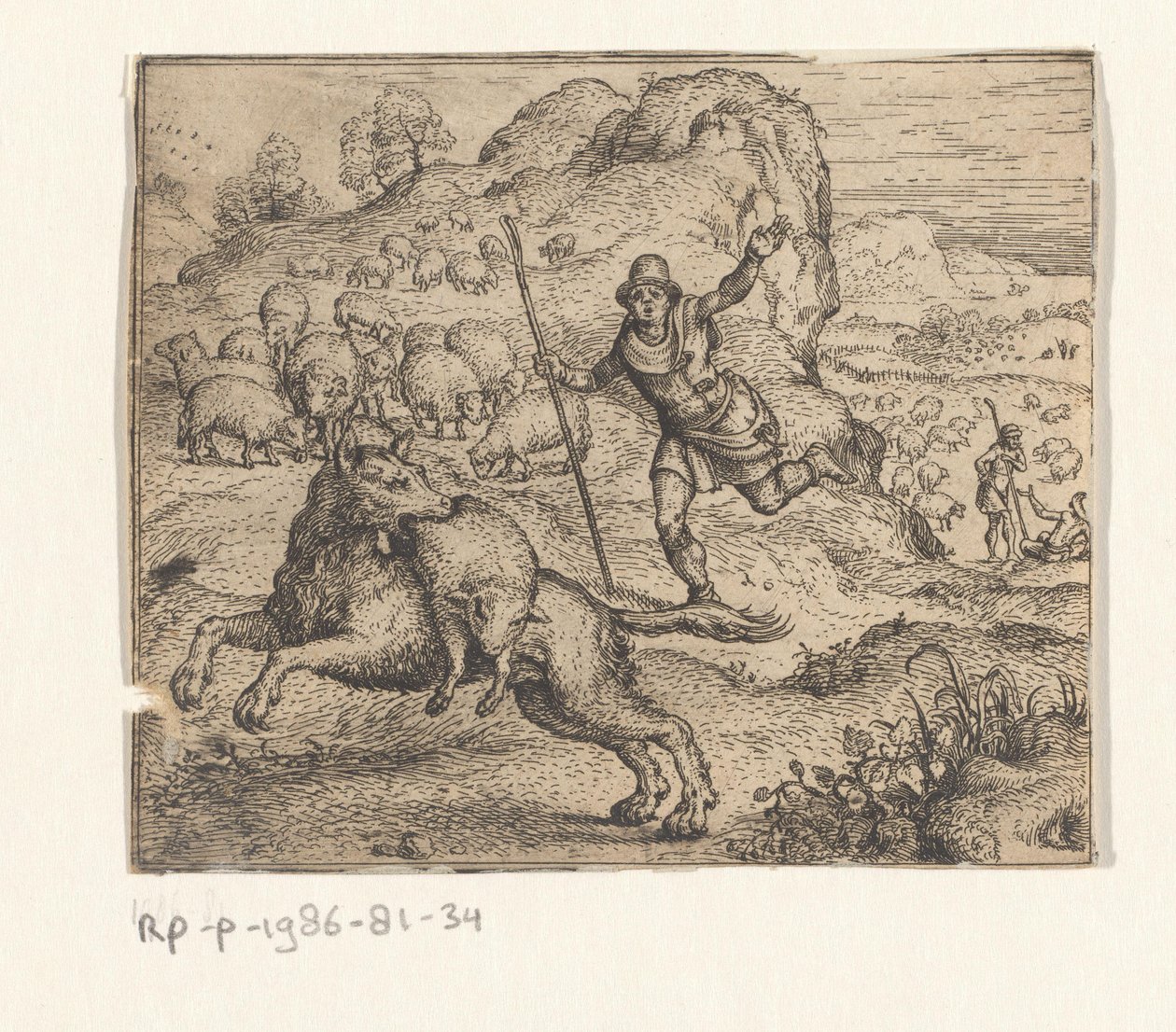Fable of the Boy Who Cried Wolf by Marcus Gheeraerts (I)