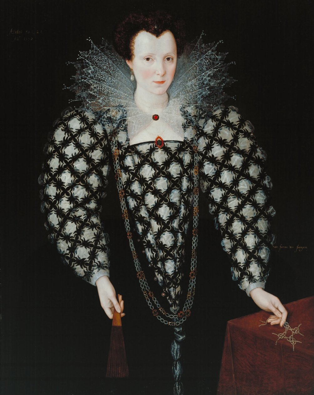 Portrait of Mary Rogers, Lady Harington by Marcus Gheeraerts the Younger
