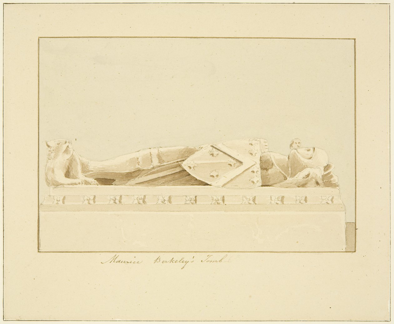 Effigy of Maurice, 7th Earl of Berkeley, in Bristol Cathedral by Marcus H. Homes