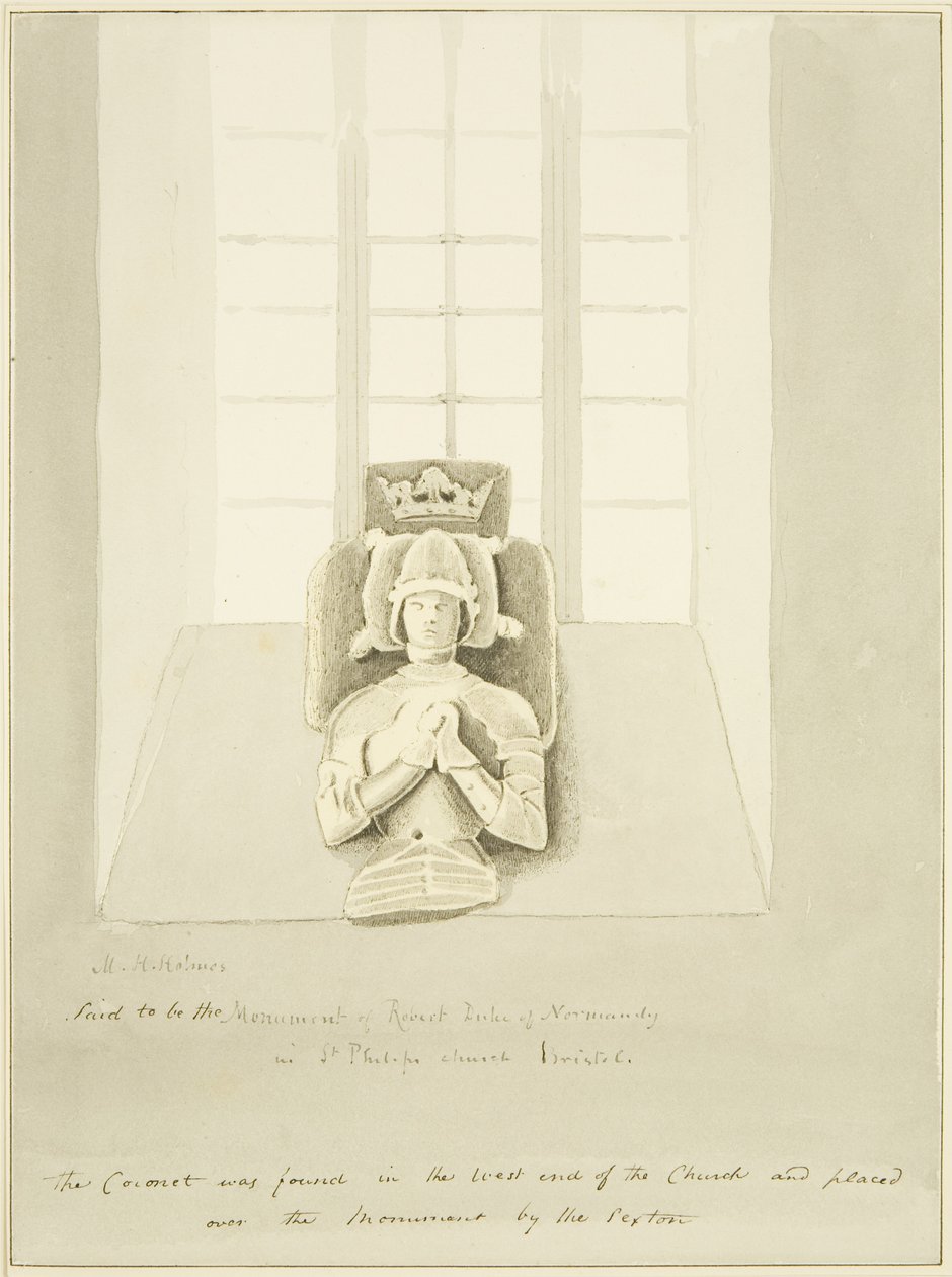 Effigy of Robert, Duke of Normandy, in St Philip