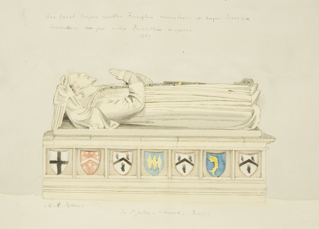 Effigy on Tomb of Walter Frampton in St John