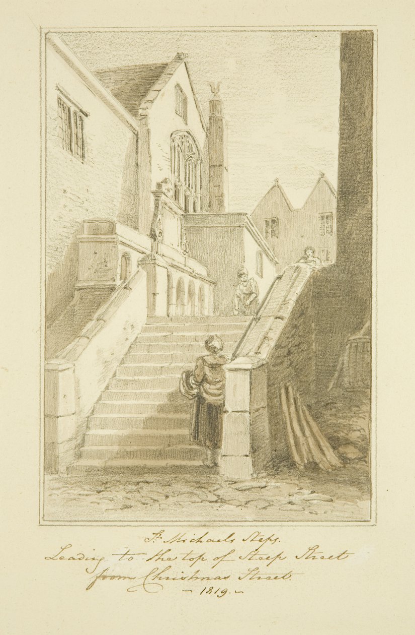 Queen Street [later Christmas Steps] by Marcus H. Homes