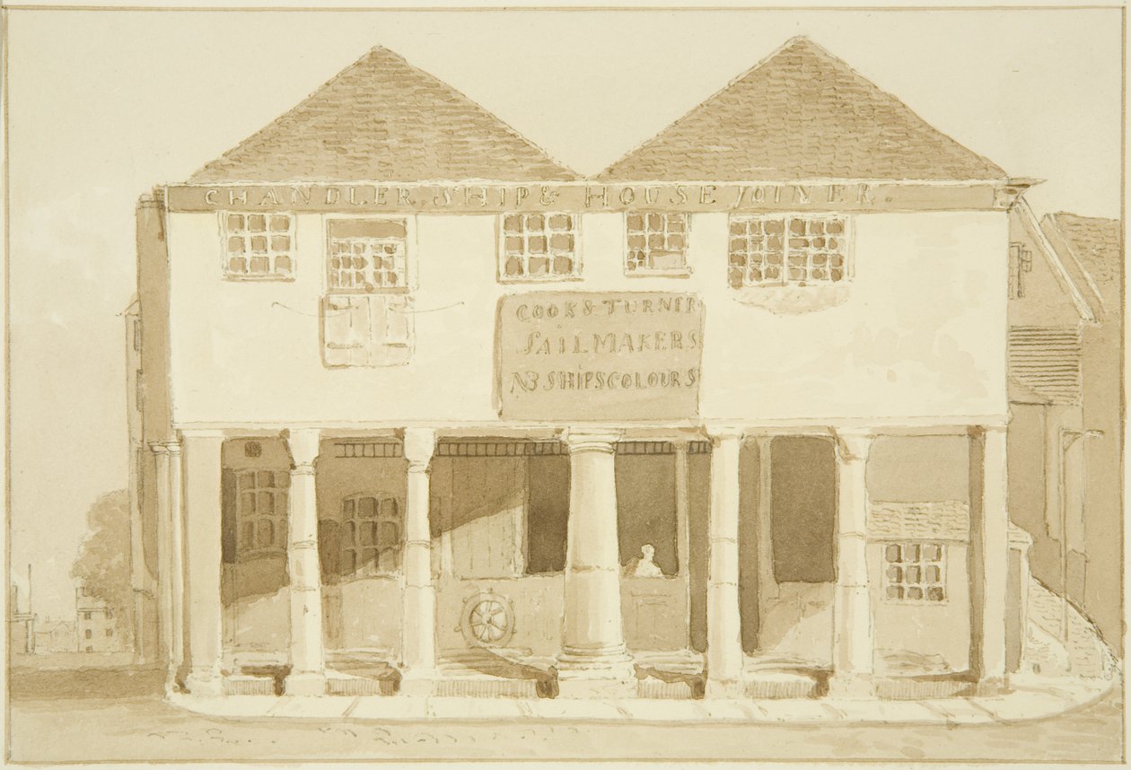 The Old Corn Market on the Quay by Marcus H. Homes