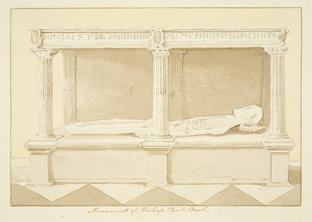 Tomb of Bishop Paul Bush in Bristol Cathedral by Marcus H. Homes