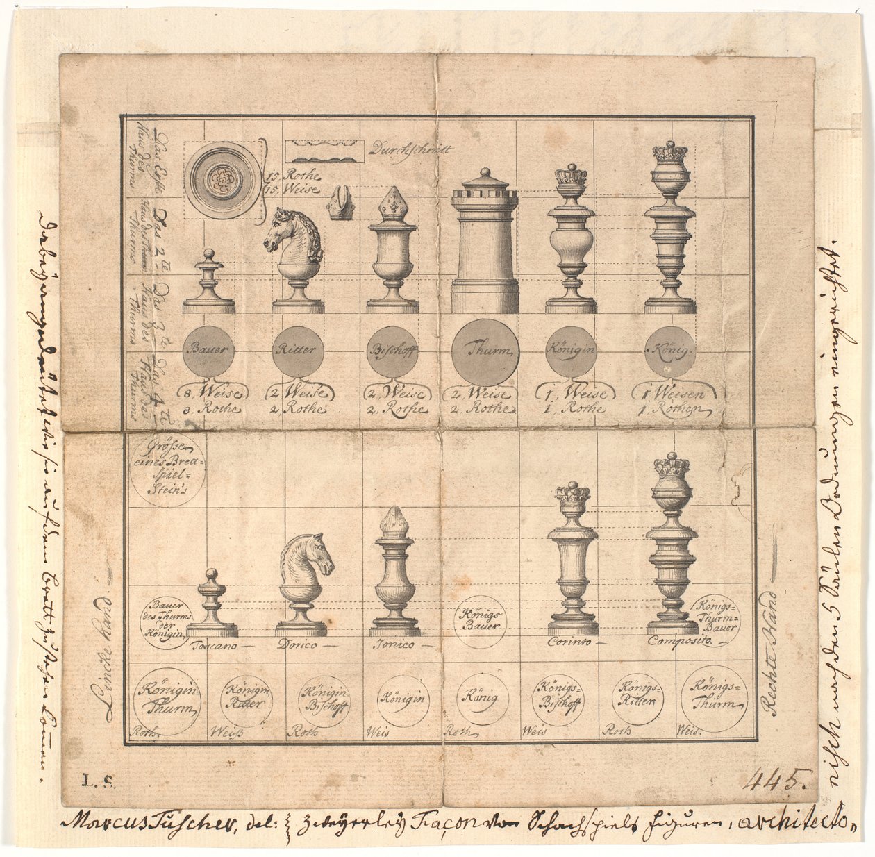 Pieces for a Chess Game by Marcus Tuscher