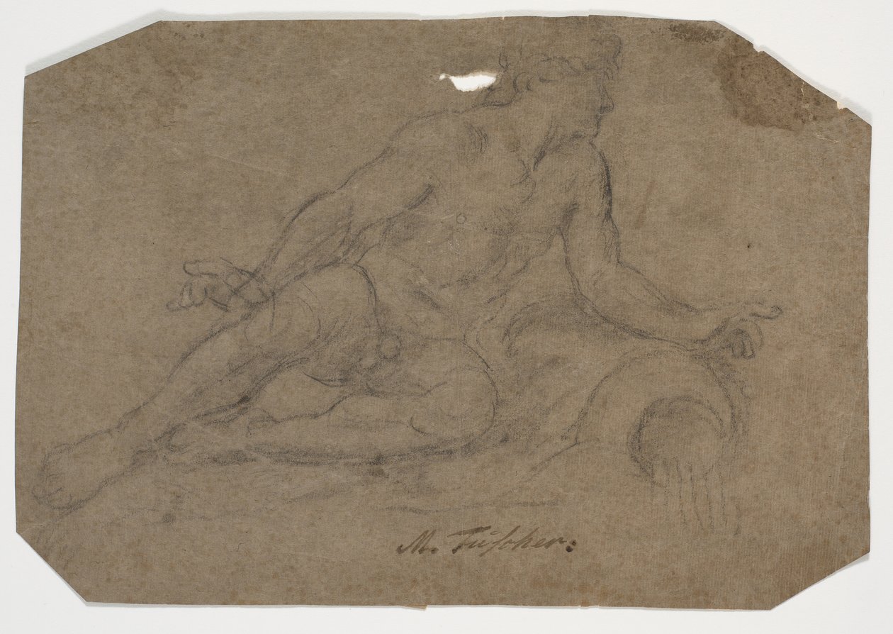 Reclining River God by Marcus Tuscher