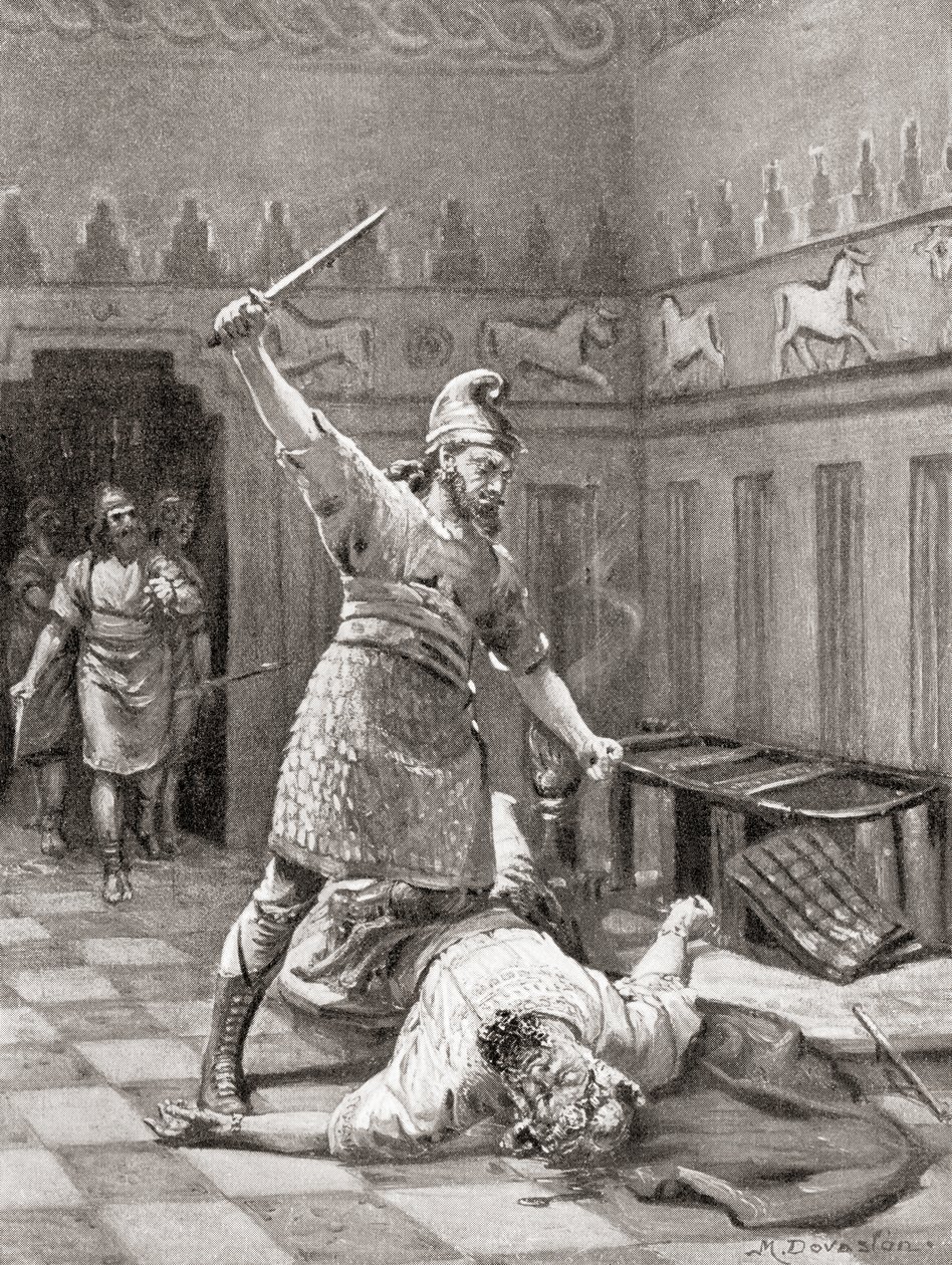 The Assassination of Tukulti-Ninurta I in His Besieged City Kar-Tukulti-Ninurta, from Hutchinson