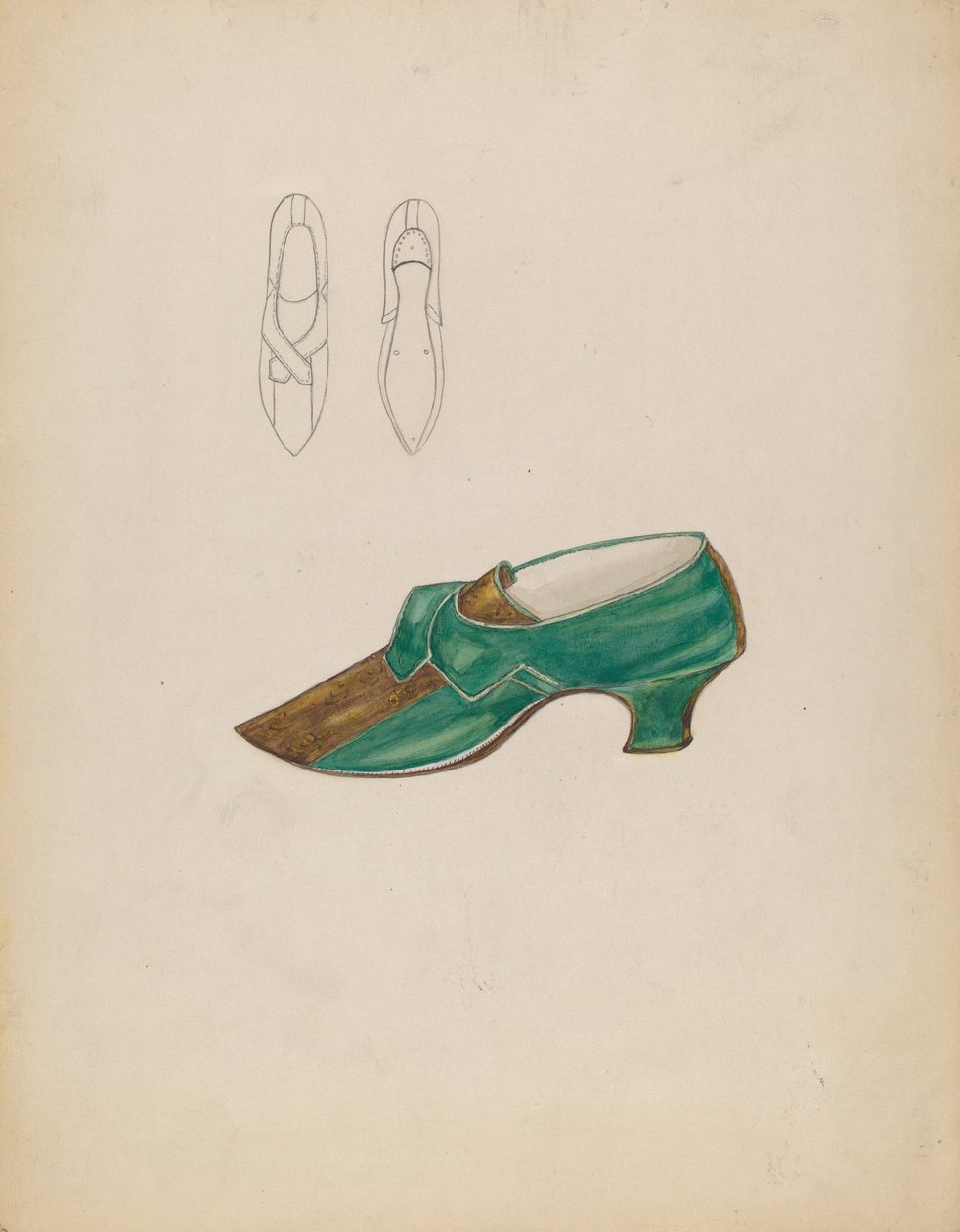 Slippers, c. 1936 by Margaret Concha