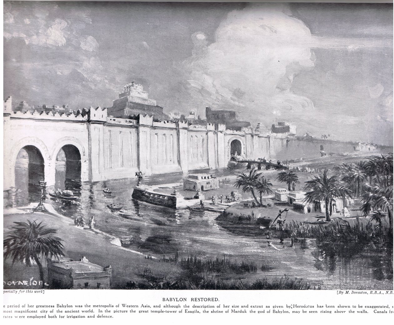 Babylon Restored, illustration from 