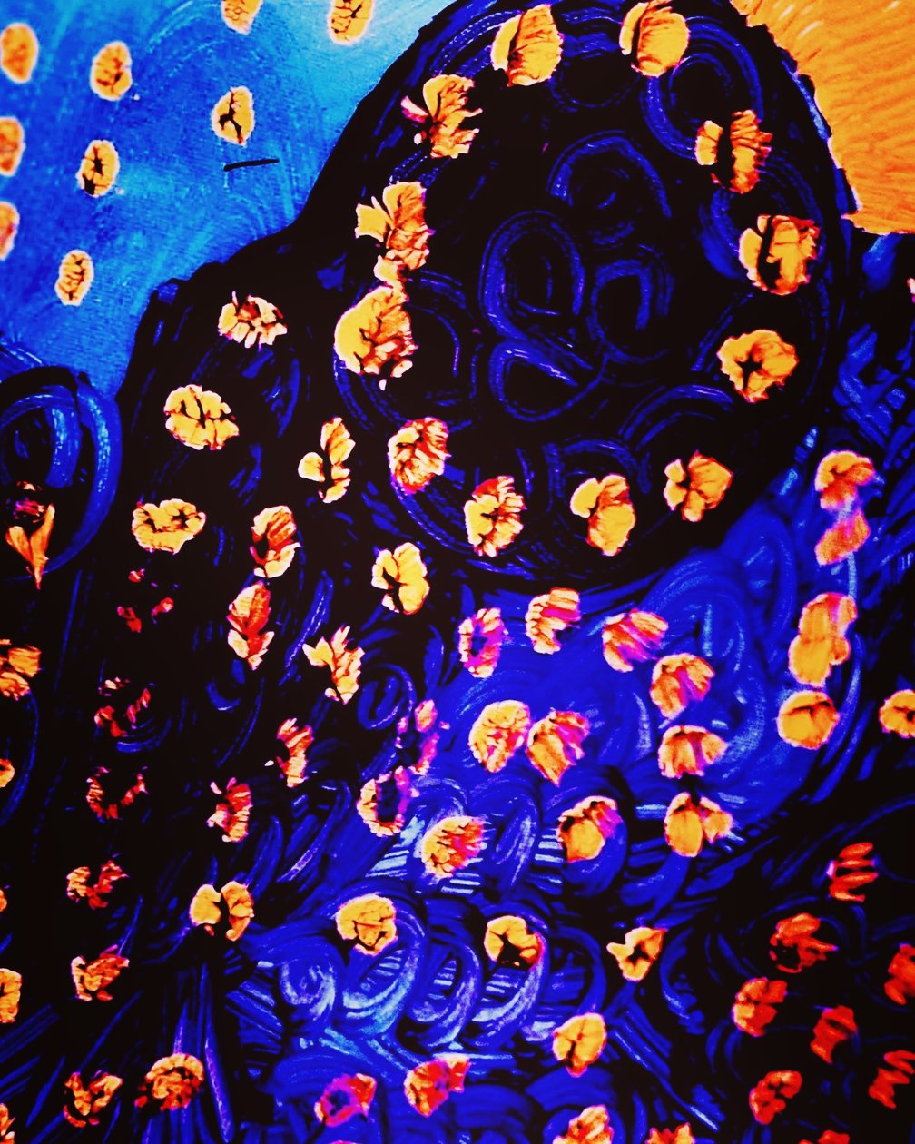The Lady in Blue by Margareta Uliarte