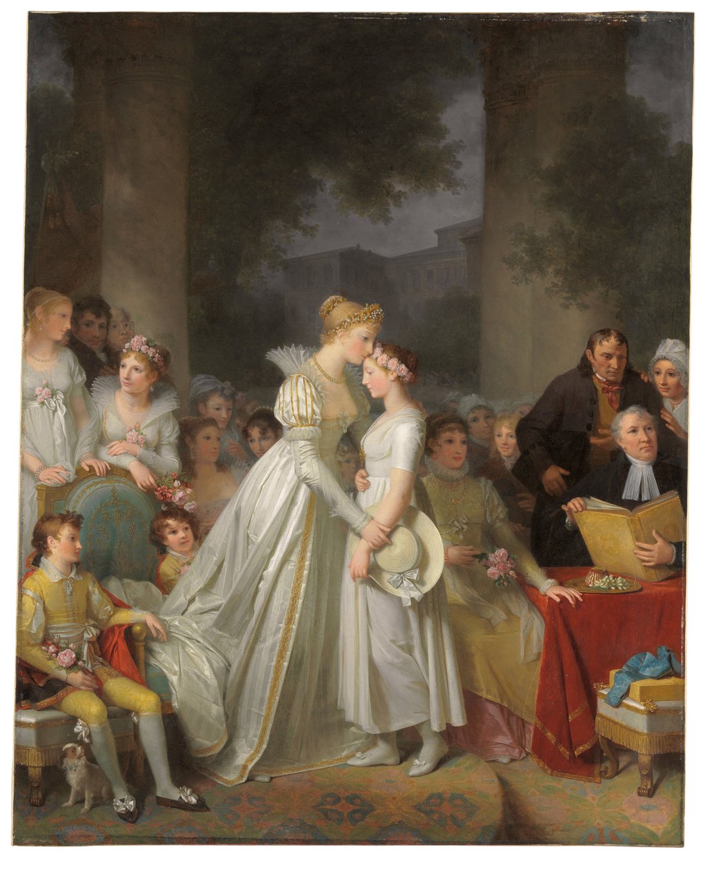 The Kiss of Protection by the Local Chatelaine by Marguerite Gerard
