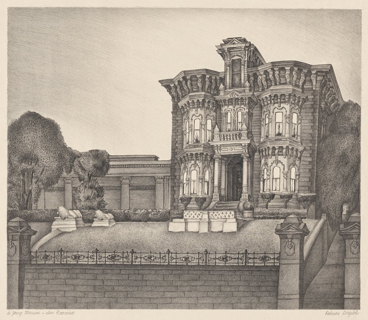 M.H. de Young Mansion, San Francisco by Marguerite Redman Dorgeloh