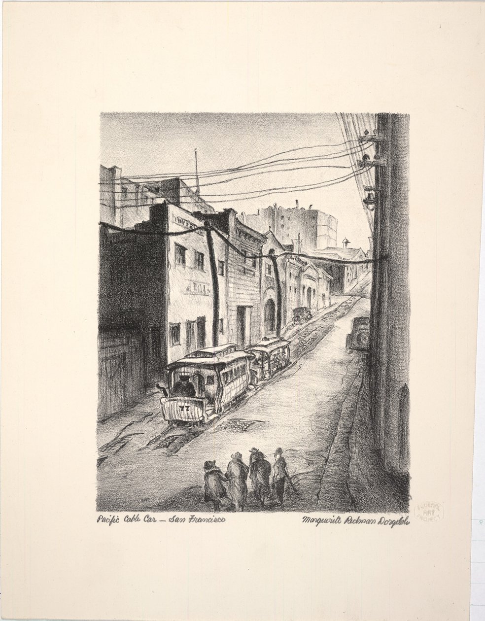 Pacific Cable Car--San Francisco by Marguerite Redman Dorgeloh