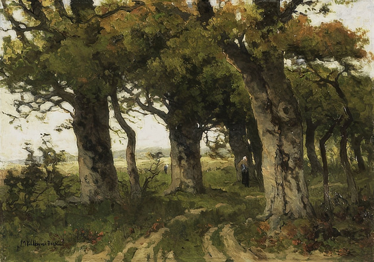 Oak Avenue in Late Summer by Maria Bilders van Bosse