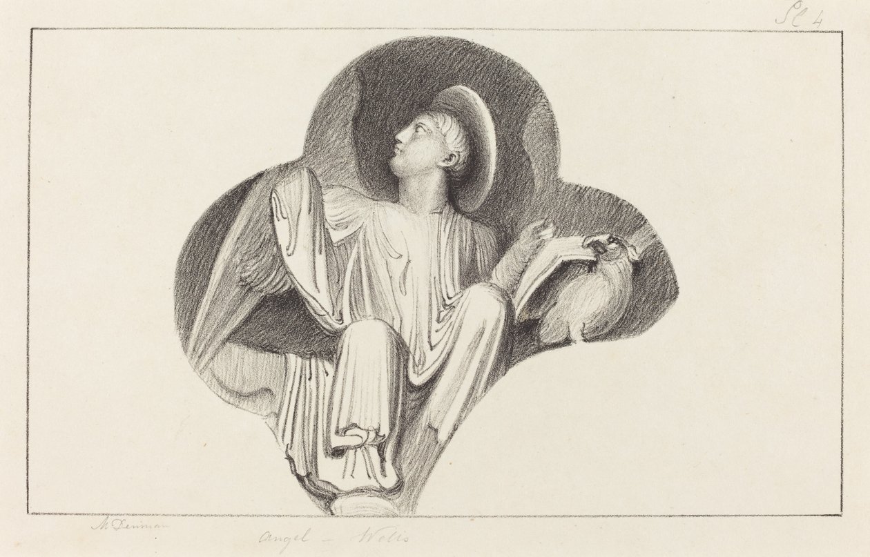 An Angel, from Wells Cathedral by Maria Denman after John Flaxman