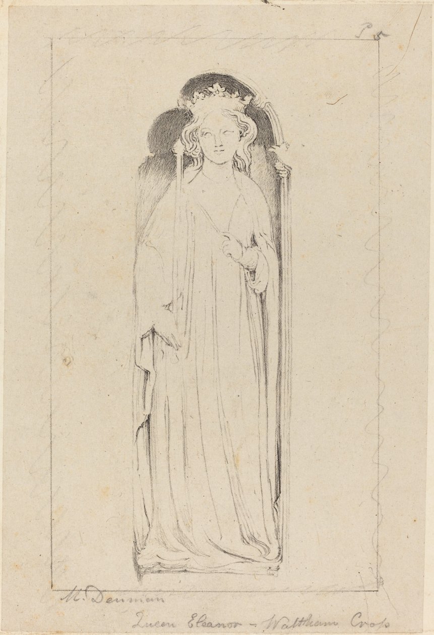 Queen Eleanor, from Waltham Cross by Maria Denman after John Flaxman