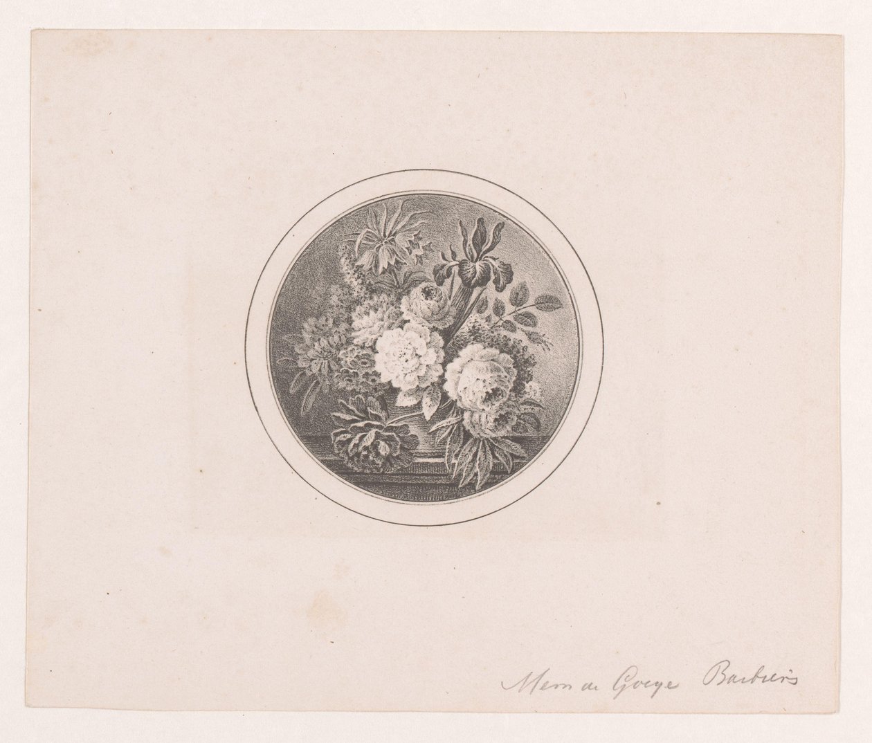 Flowers in a Vase by Maria Geertruida de Goeje Barbiers (attributed to)