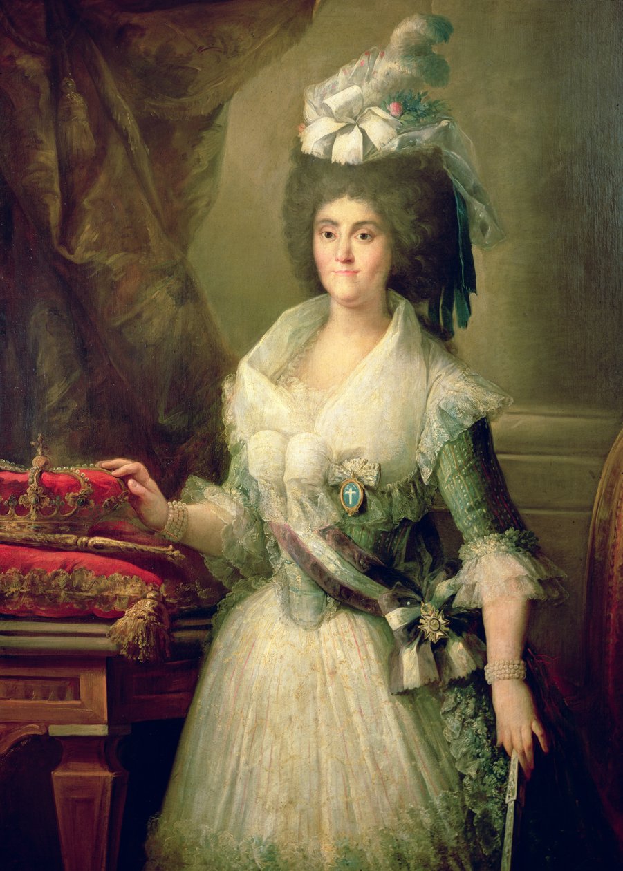 Portrait of Queen Maria Luisa (1751-1819) by Mariano Salvador Maella