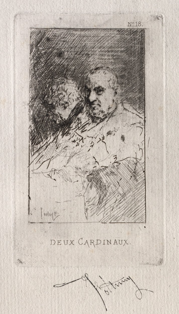 Two Cardinals by Mariano Fortuny y Marsal