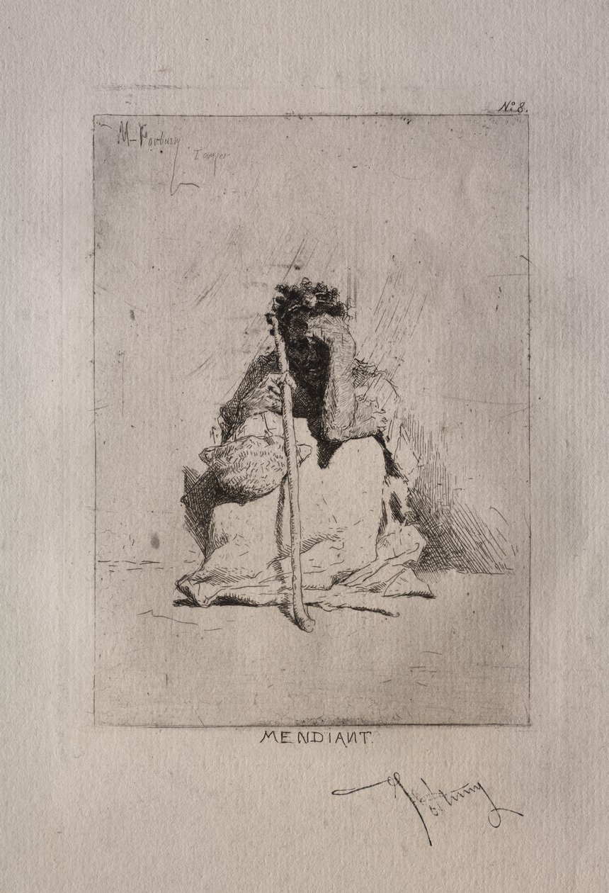 Crouching Beggar by Mariano Fortuny y Carbó