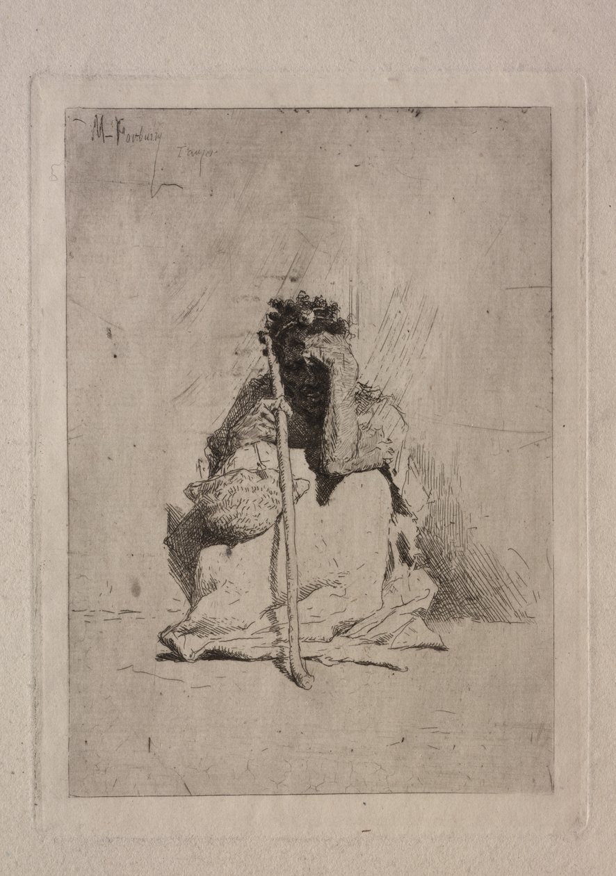 Seated Beggar by Mariano José María Bernardo Fortuny y Carbó
