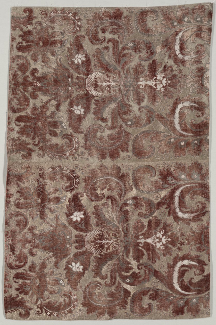 Two Joined Panels of "Fortuny Painted Velvet" by Mariano Fortuny y Madrazo