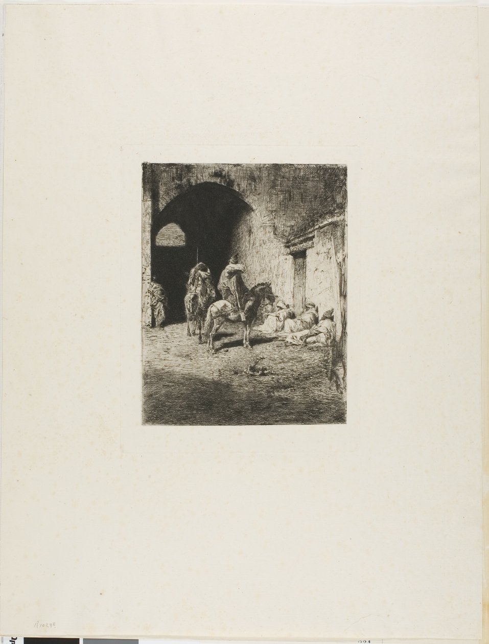 Guard of the Casbah in Tetuan by Mariano Fortuny y Marsal