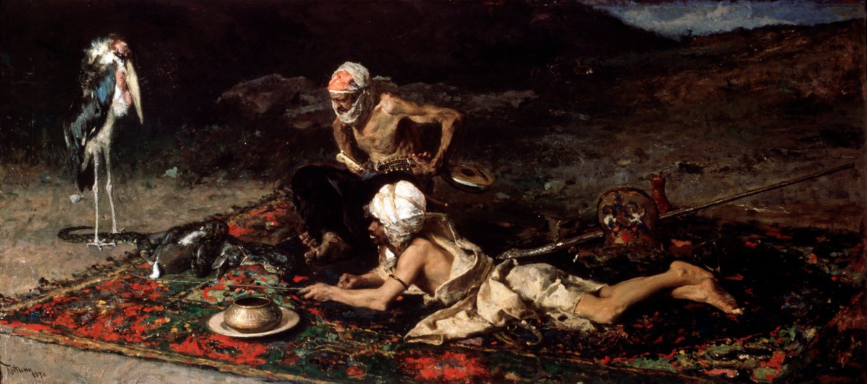 The Snake Charmers by Mariano José María Bernardo Fortuny y Carbó