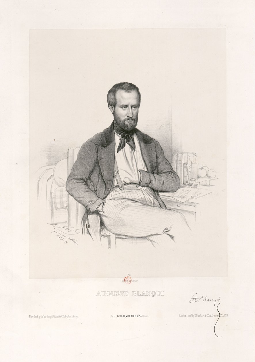 Auguste Blanqui by Marie Alexandre Alophe
