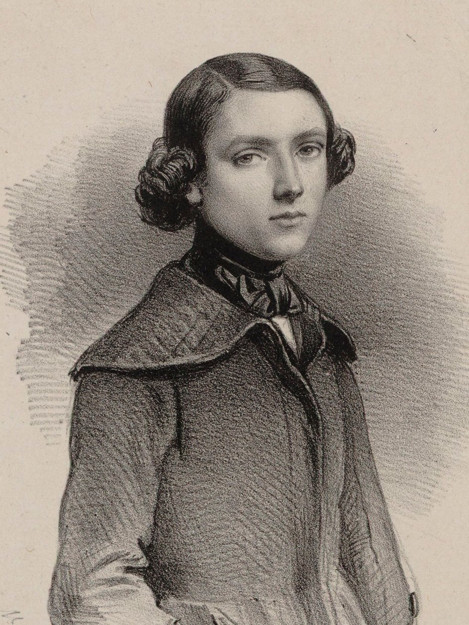 Portrait of the organist and composer Louis James Alfred Lefébure-Wely 1817-1869, 1840 by Marie Alexandre Menut Alophe