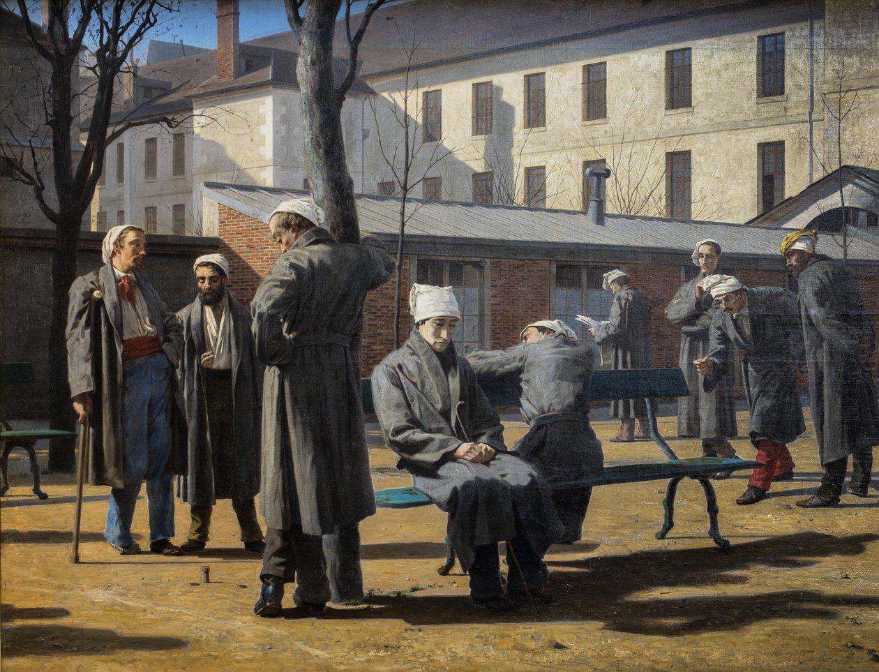 The Convalescents by Marie Francois Firmin Girard