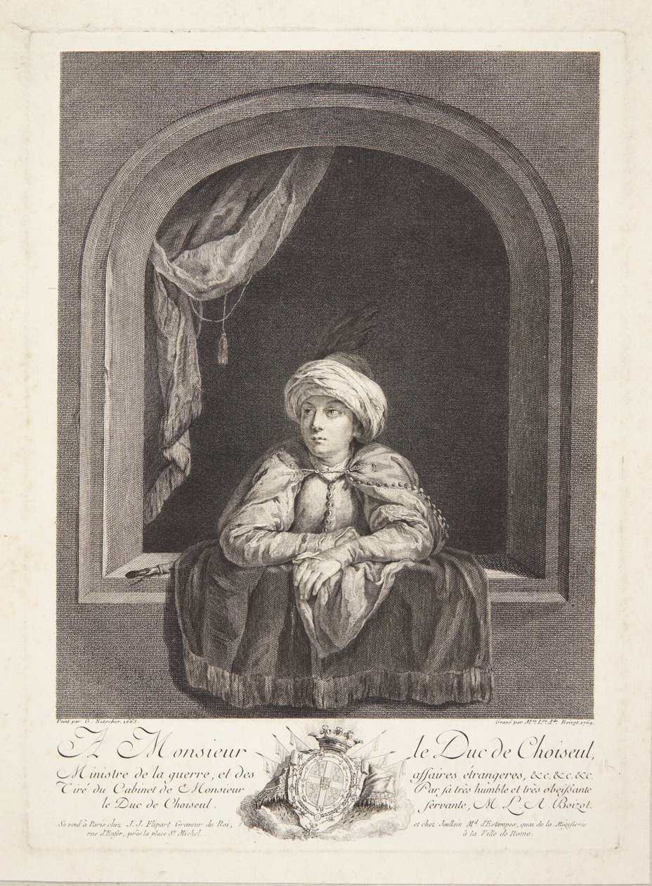 A Boy with a Turban in a Window by Marie Louise Adélaïde Boizot
