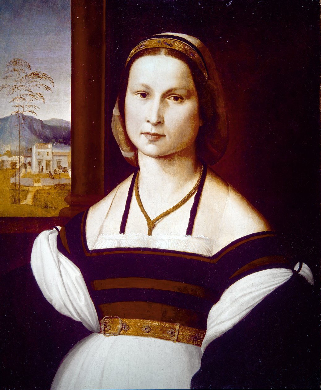 Portrait of a Young Lady by Mariotto Albertinelli