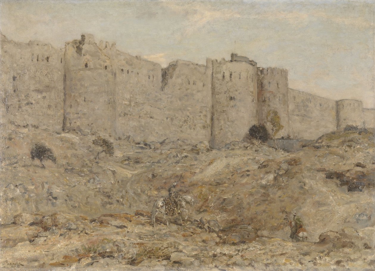 City Wall in India by Marius Alexander Jacques Bauer